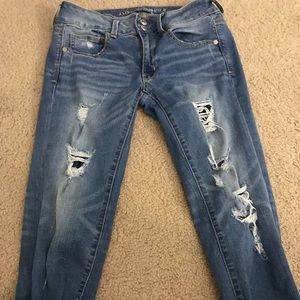 american eagle crop jeans
